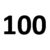100 Patronen