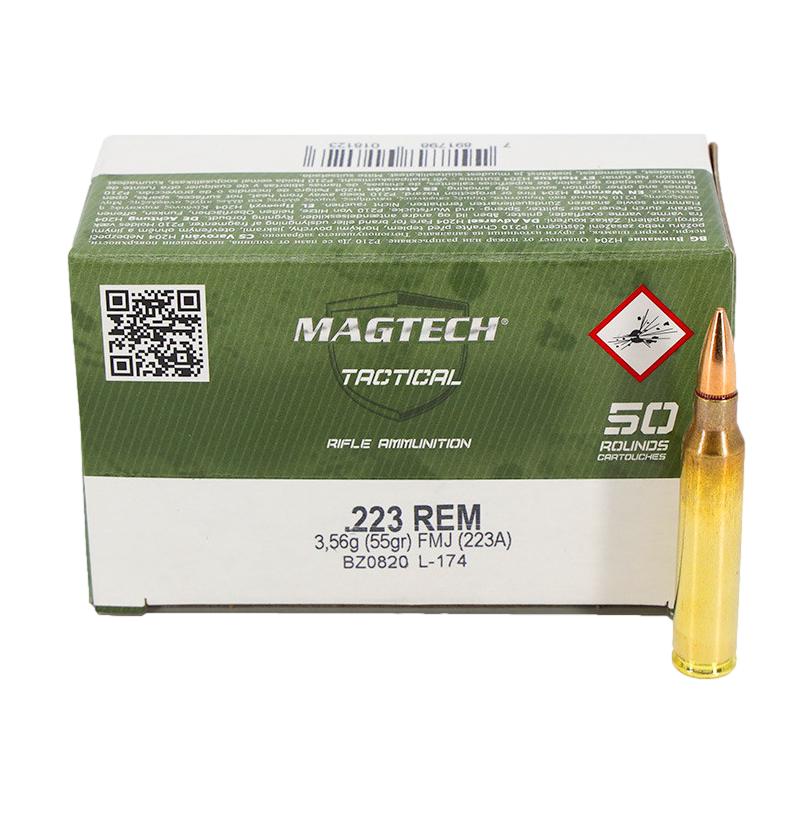 .223magtech Magtech <br><b>Tactical FMJ | 3.6g | 55grs </b><br>.223 Rem. 1
