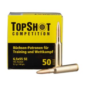TopShot <br><b>Competition | 9.1g | 140grs </b><br>6.5x55mm SE | 50 Schuss