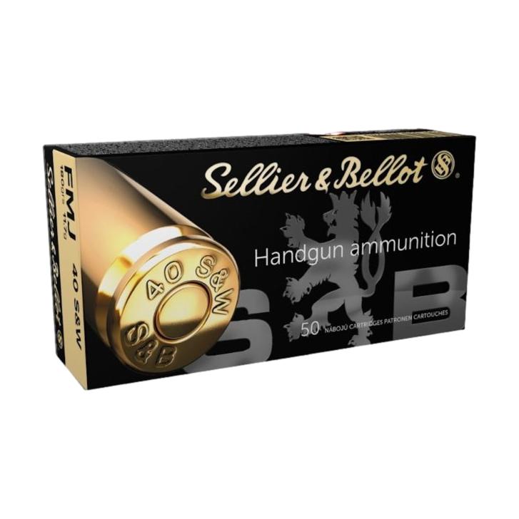 Sellier & Bellot FMJ 10.7g 165gr 40 S&W 50 Schuss Sellier & Bellot FMJ 10.7g 165gr 40 S&W 50 Schuss