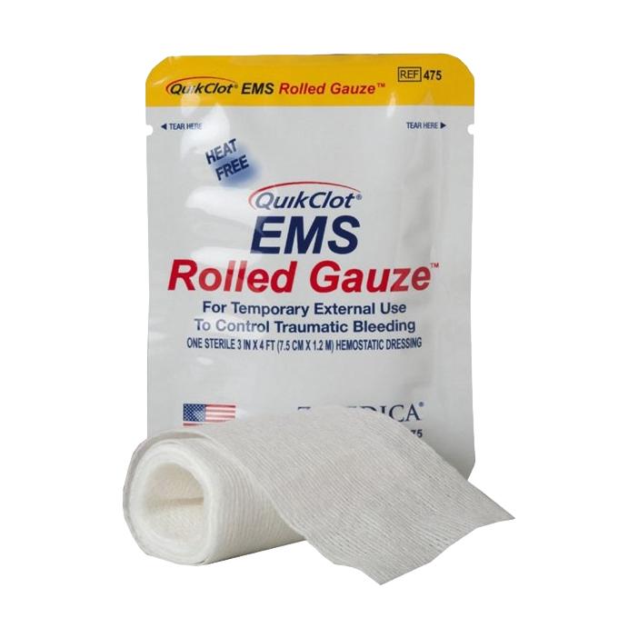 QuikClot EMS Rolled Gauze
