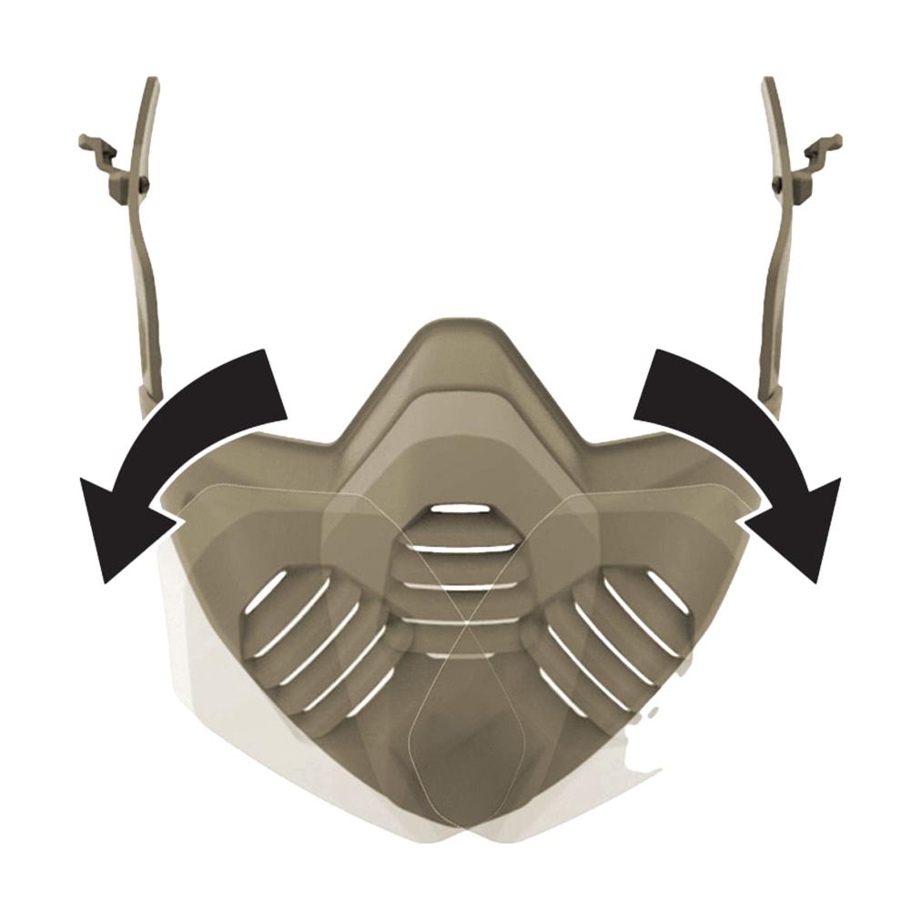 7230__38130_clipped_rev_1 Ops-Core <br><b>FAST Carbon Composite Mandible </b><br> 3