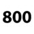 800 Patronen
