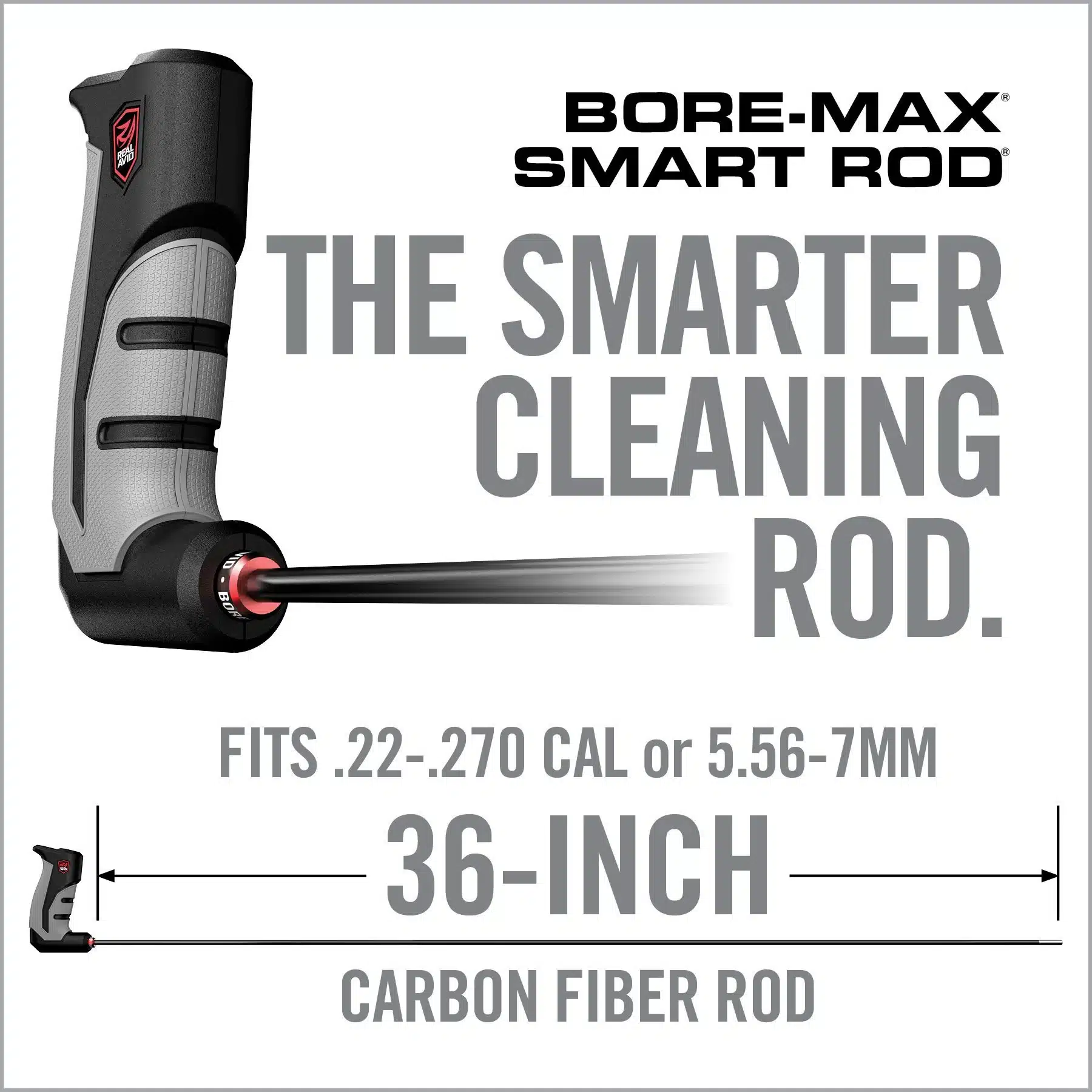 Bore-Max Smart Rod Waffenreinigungsstab in Inch Waffenreinigungsstab 91cm