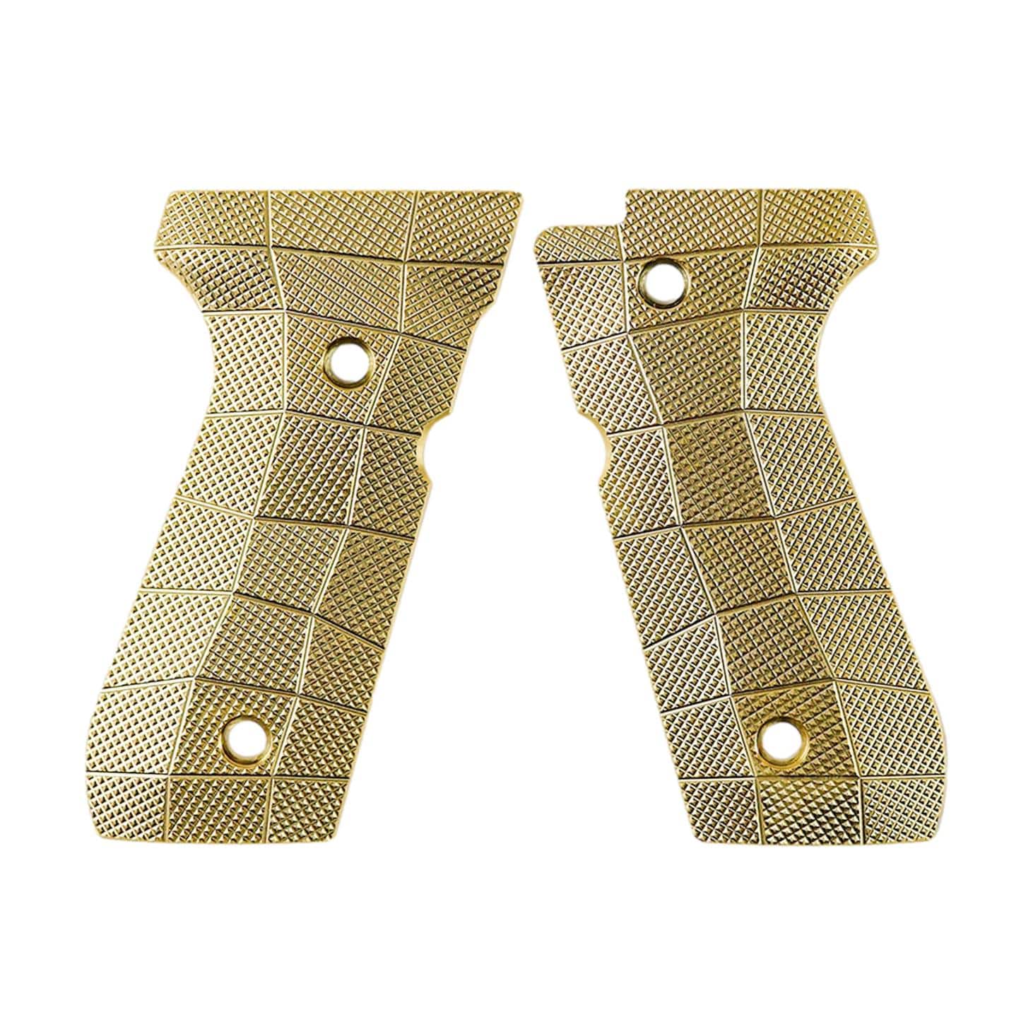 LOKGrips<br><b>Beretta 92 Thin GridLOK </b><br> Brass | 1
