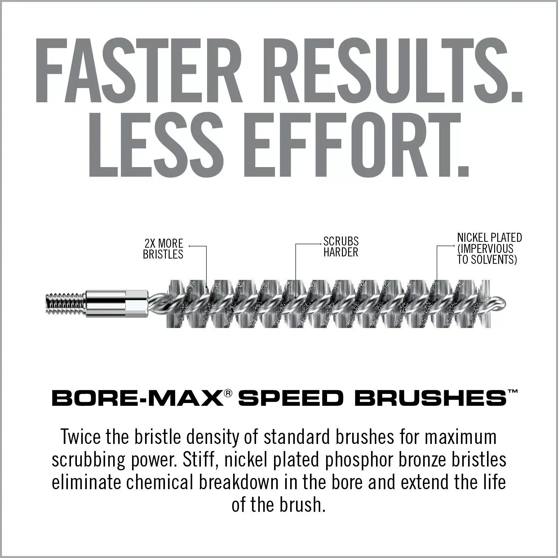 Real Avid <br><b>BORE-MAX™SPEED BRUSHES™ </b><br> 3