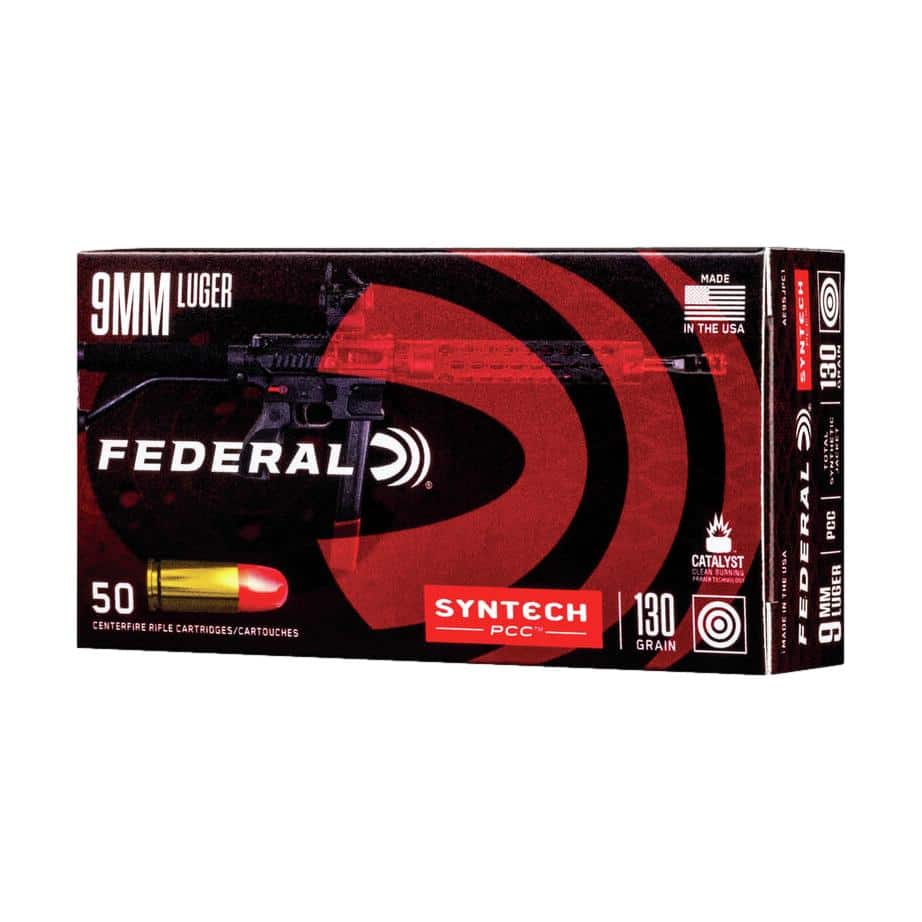 Federal Syntech PCC 9mm Para 8,4g/130grs Federal Syntech PCC 9mm Para 8,4g/130grs