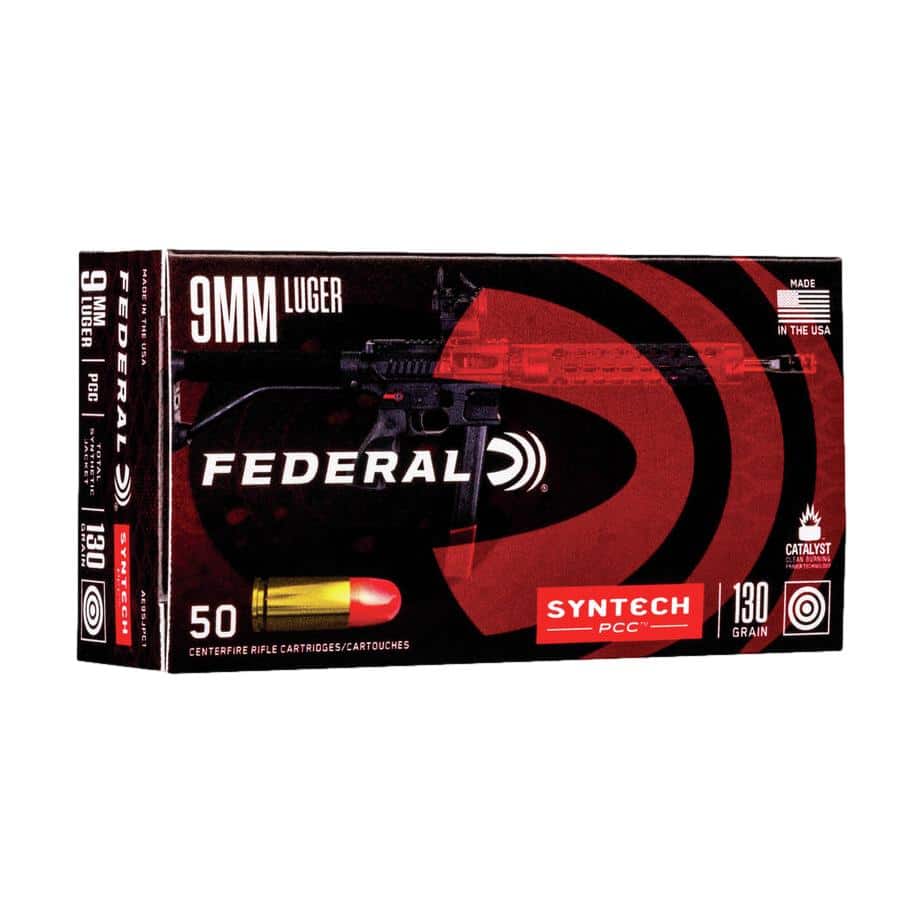 Federal Syntech PCC 9mm Para 8,4g/130grs Federal Syntech PCC 9mm Para 8,4g/130grs