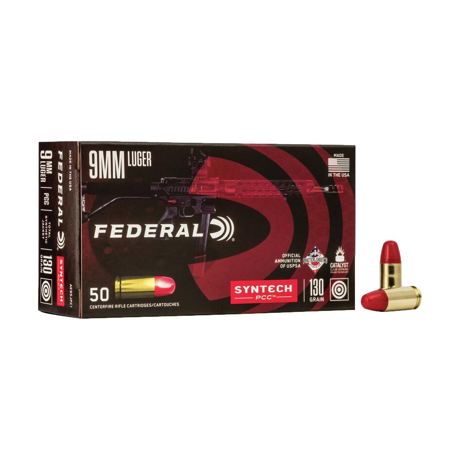 Federal Syntech PCC 9mm Para 8,4g/130grs Federal Syntech PCC 9mm Para 8,4g/130grs