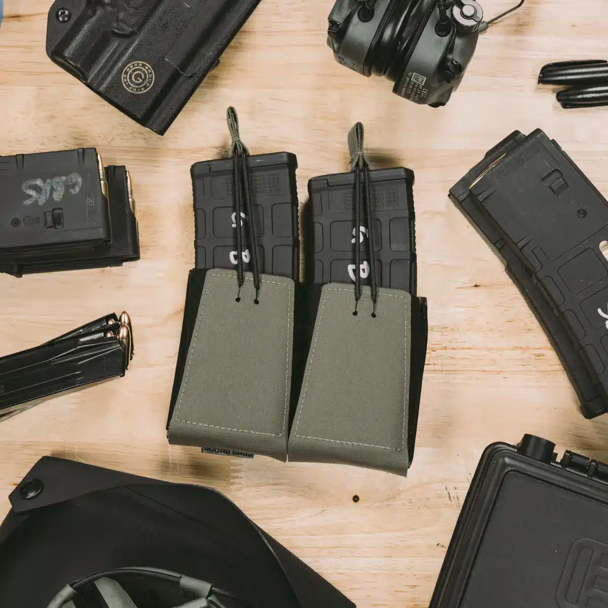 GBRS GROUP Double Rifle Magazine Pouch - Bungee Retention GBRS GROUP Double Rifle Magazine Pouch - Bungee Retention