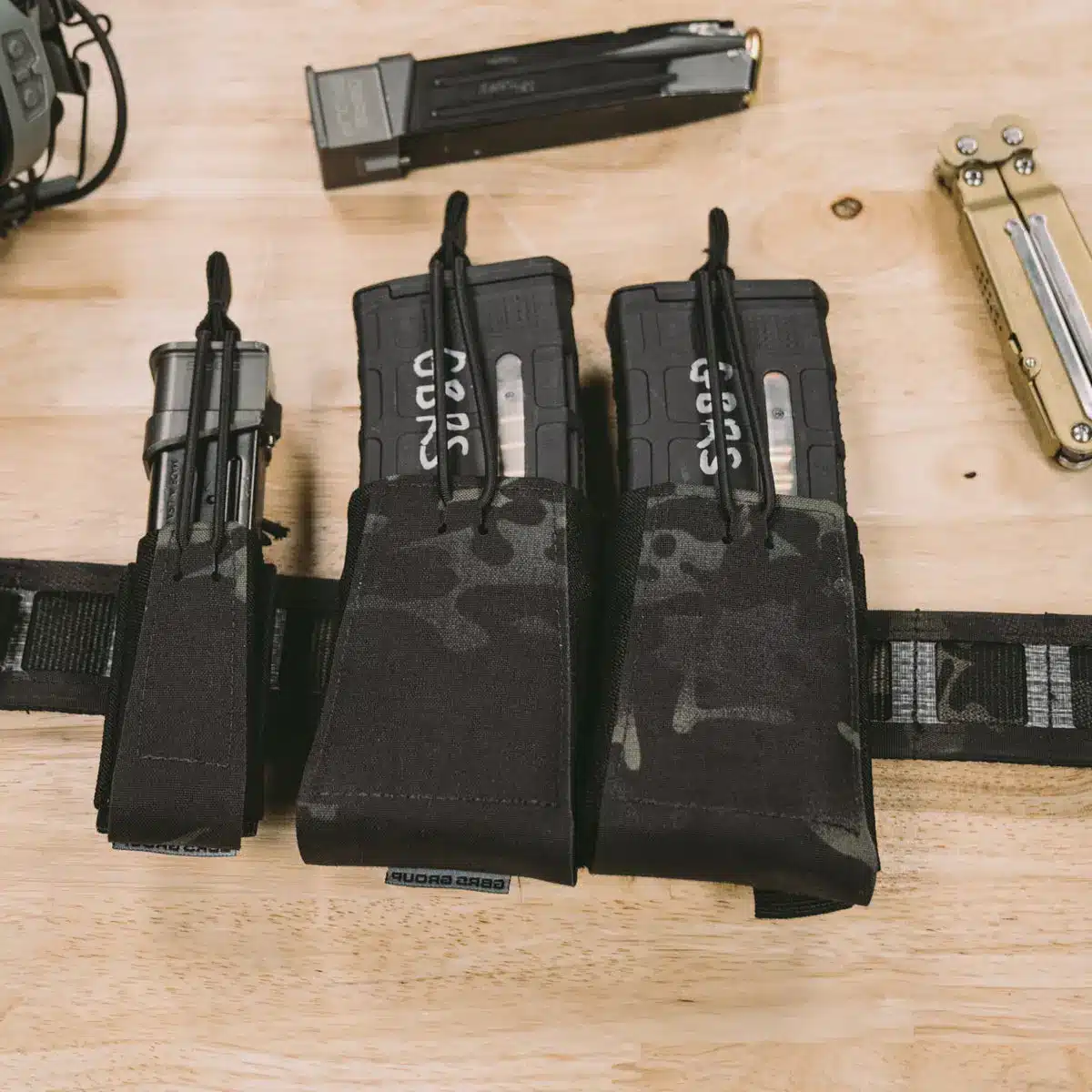 GBRS GROUP Double Rifle Magazine Pouch - Bungee Retention GBRS GROUP Double Rifle Magazine Pouch - Bungee Retention