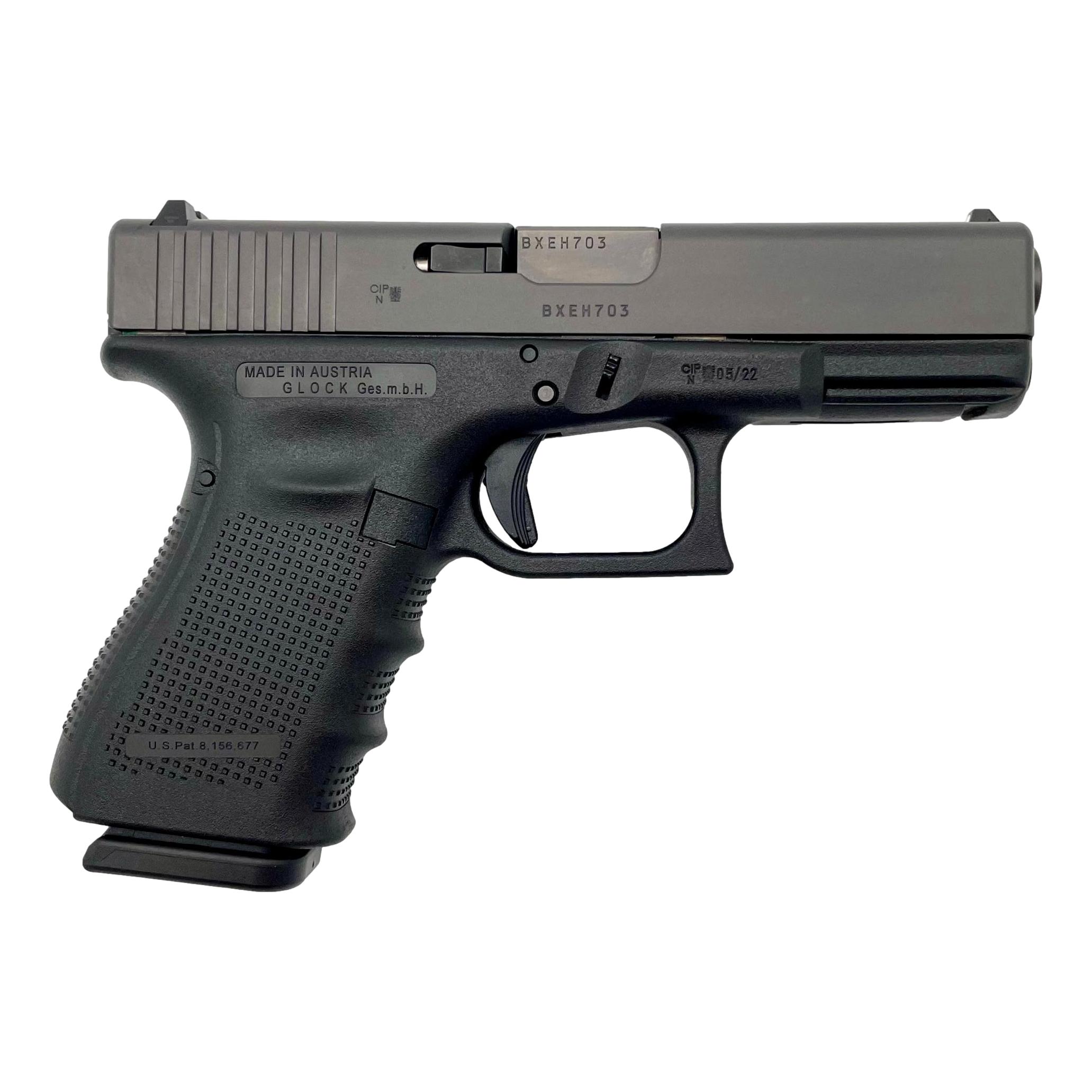 Glock-19-Gen4-Rechts-1_clipped_rev_1 GLOCK <br><b>G19 Gen4 Compact | 4.0" </b><br>9mm Para 2
