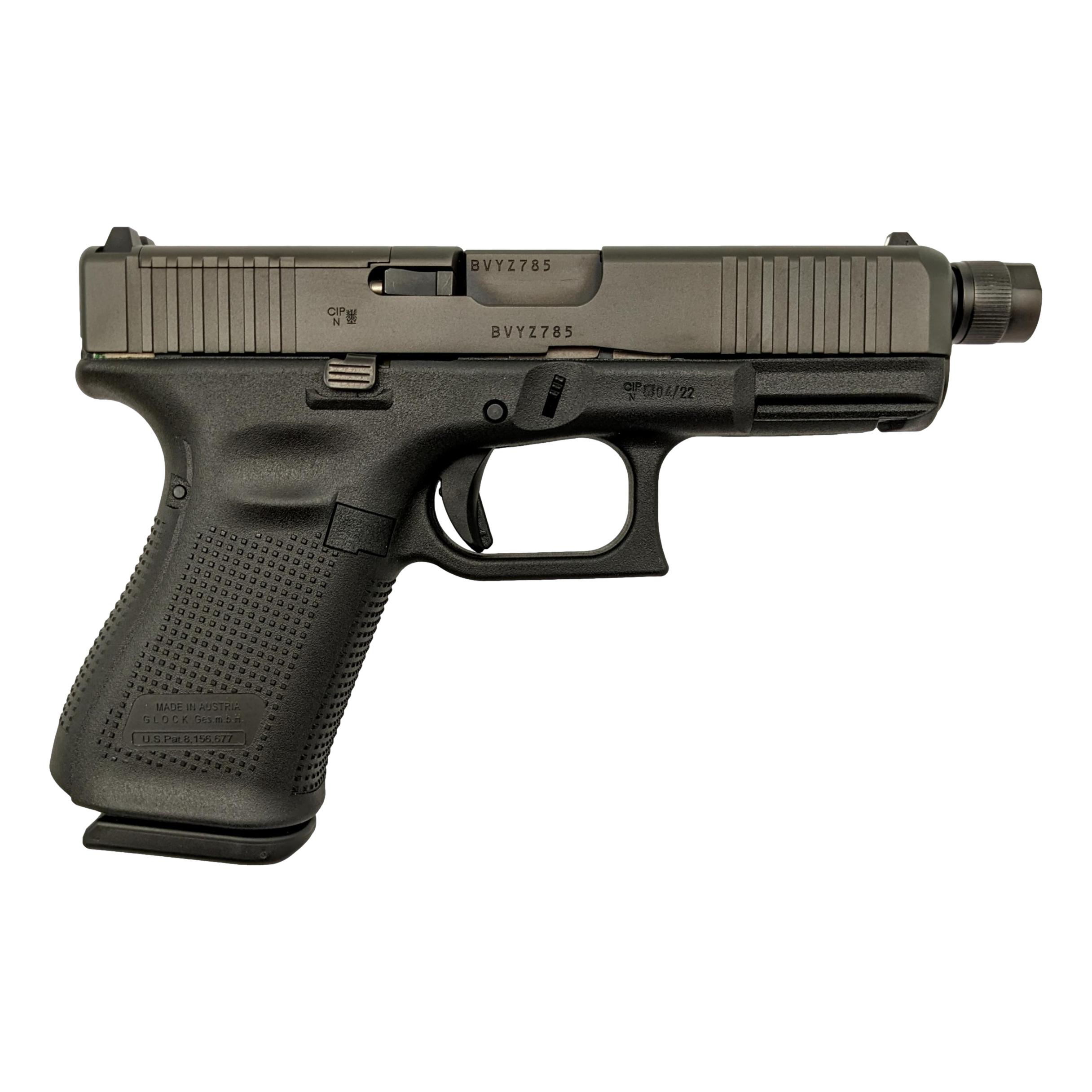 Glock-G19-Gen5-MOS-SDFS-Rechts-1_clipped_rev_1 GLOCK <br><b>G19 Gen5 MOS Gewindelauf </b><br>9mm Para 1