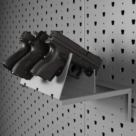 Gallowtech Handgun Shelf Hanger - 3 Handguns Gallowtech Handgun Shelf Hanger - 3 Handguns