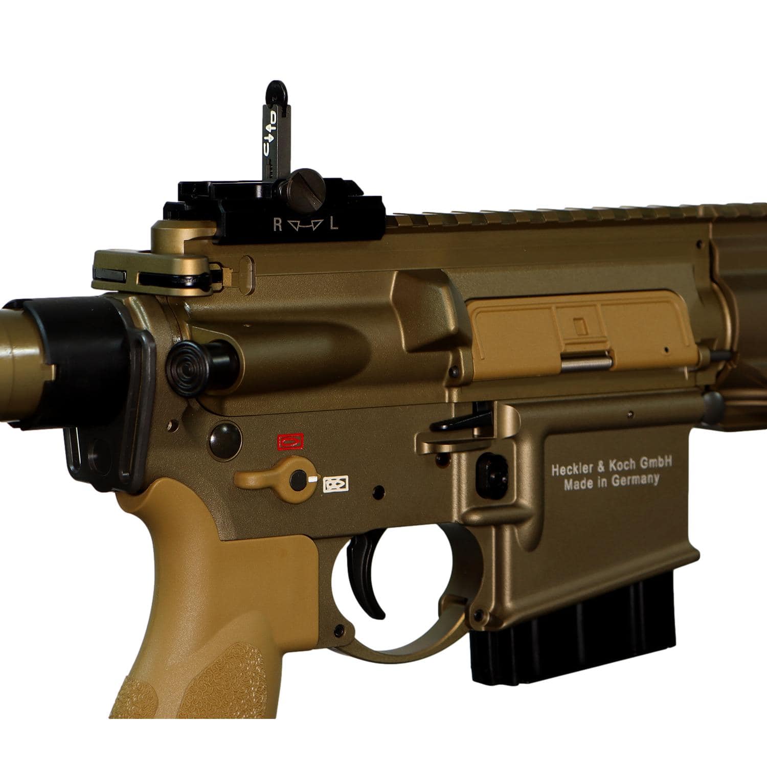 HK-MR223A3-16,5-TAN-rechts-mitte_clipped_rev_1 Heckler & Koch <br><b>MR223A3 | 16.5″ </b><br> .223 Rem. | RAL8000 2