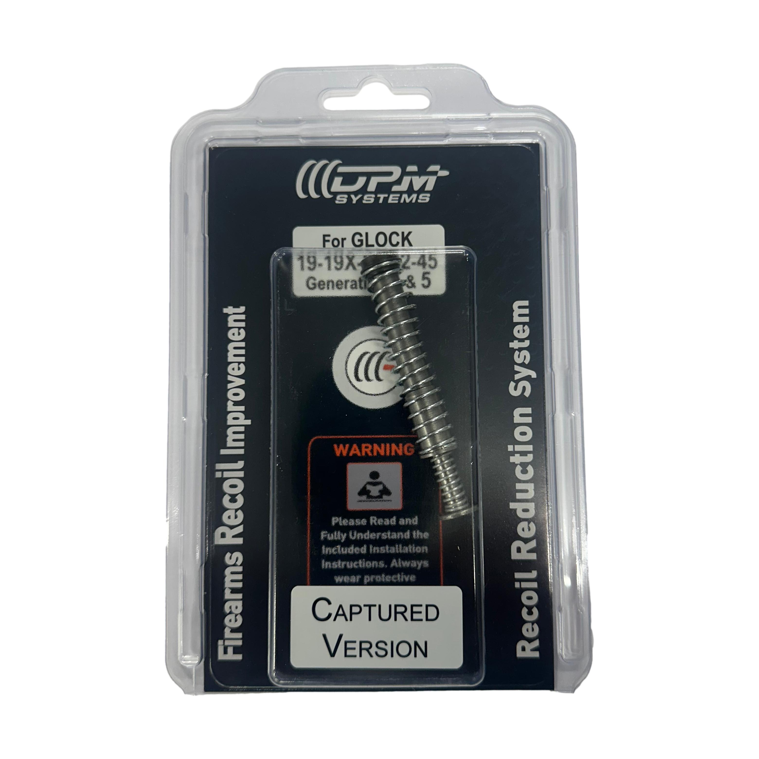 DPM Glock DPM Systems <br><b>Recoil Reduction System </b><br> Glock G5/4 19-19X-23-32-45-47 | Captured Version 2