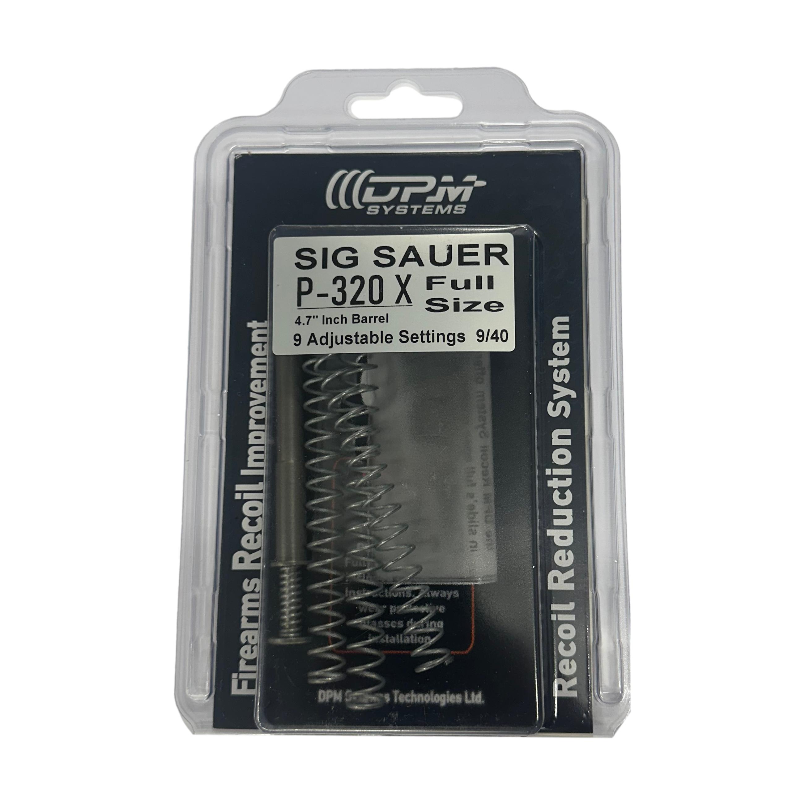 Sig Sauer P320 X Serie DPM Systems <br><b>Recoil Reduction System </b><br> Sig Sauer P320 X Series 4.7" 2