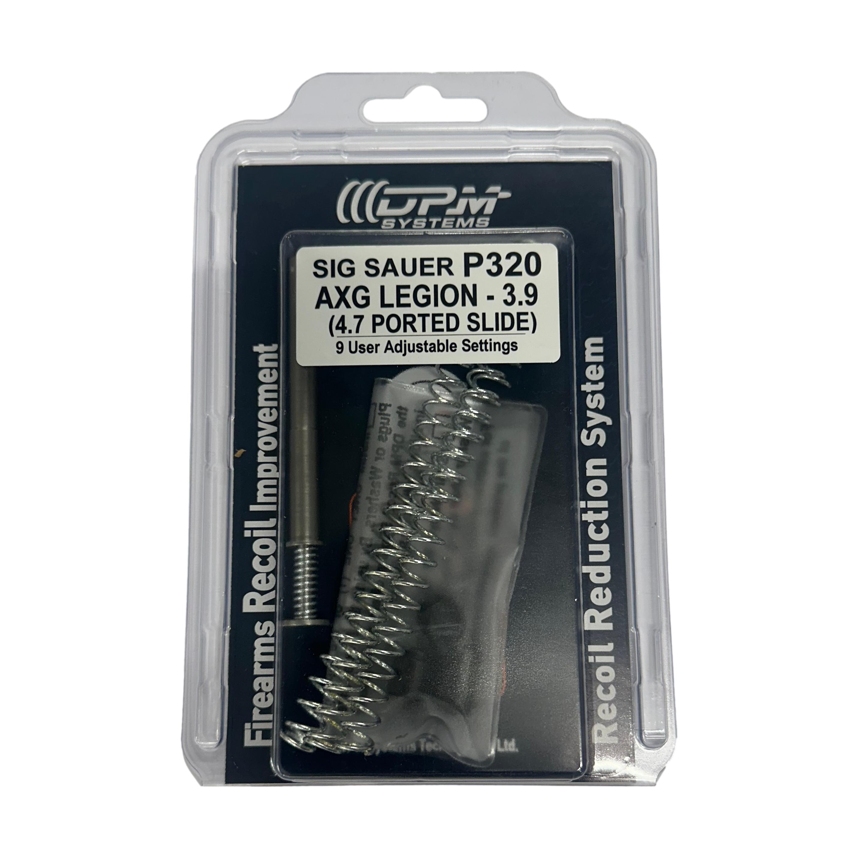 SIG SAUER P320 AXG LEGION DPM Systems <br><b>Recoil Reduction System </b><br> SIG SAUER P320 AXG LEGION 2
