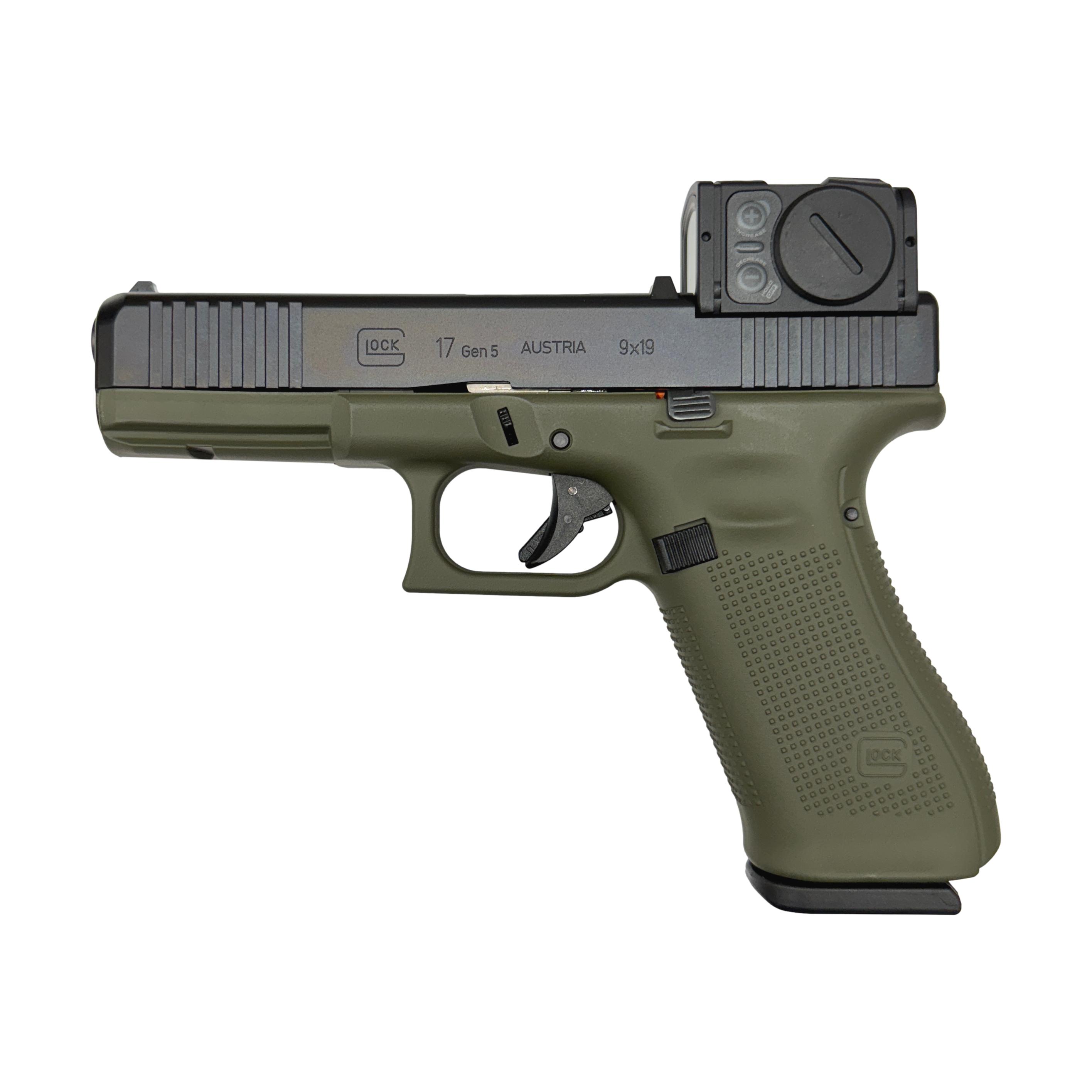GLOCK G17 Gen5 ACRO-CUT OD Green 9mm Para GLOCK G17 Gen5 ACRO-CUT OD Green 9mm Para