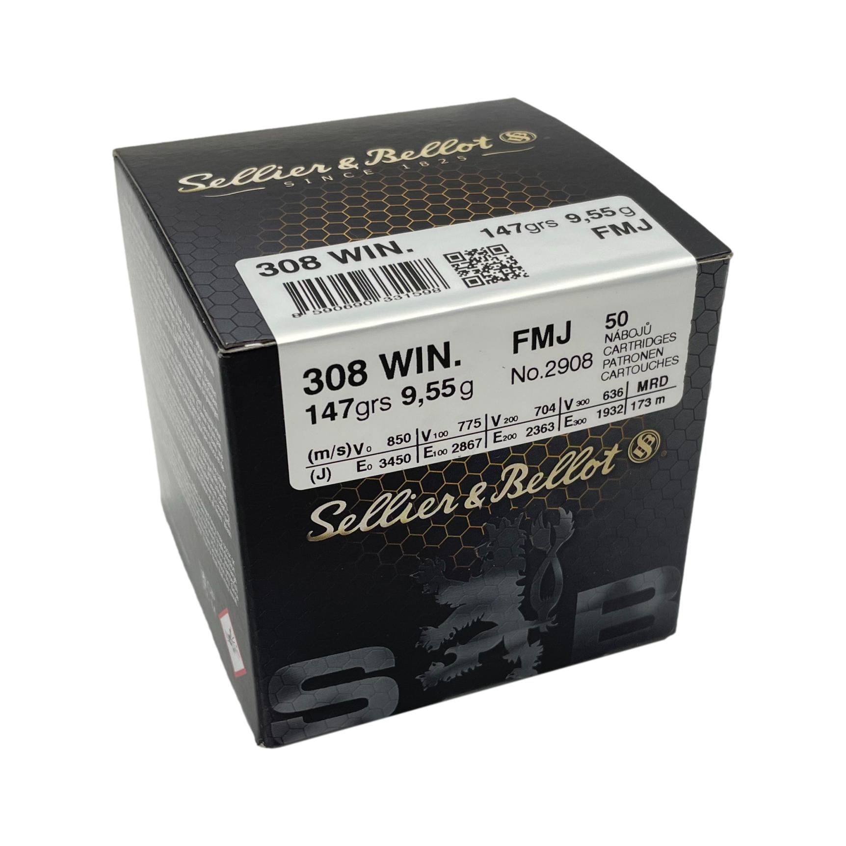 Sellier & Bellot FMJ .308/147grs