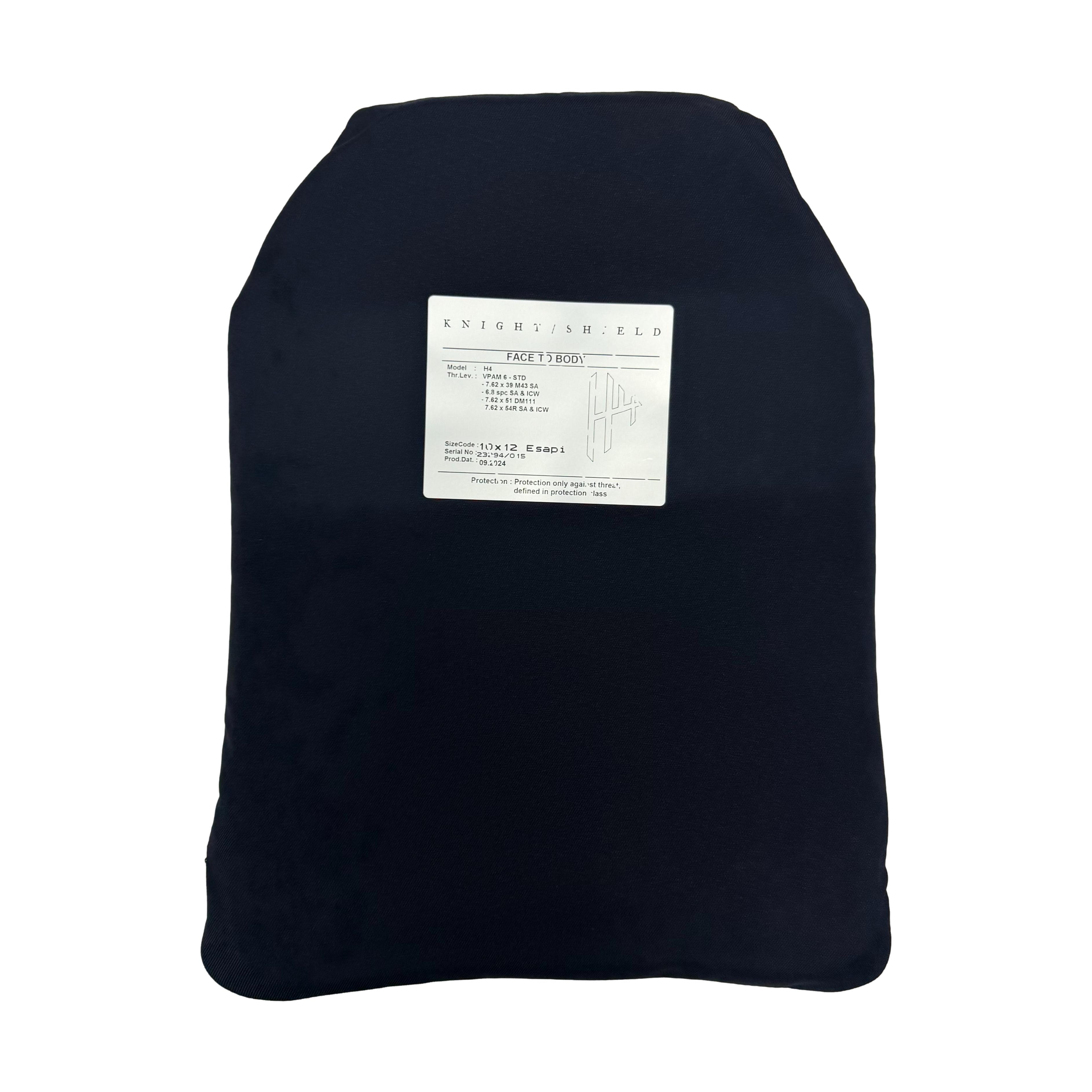 Knight Shield H4 Ballistische Platte 800g PlateSox