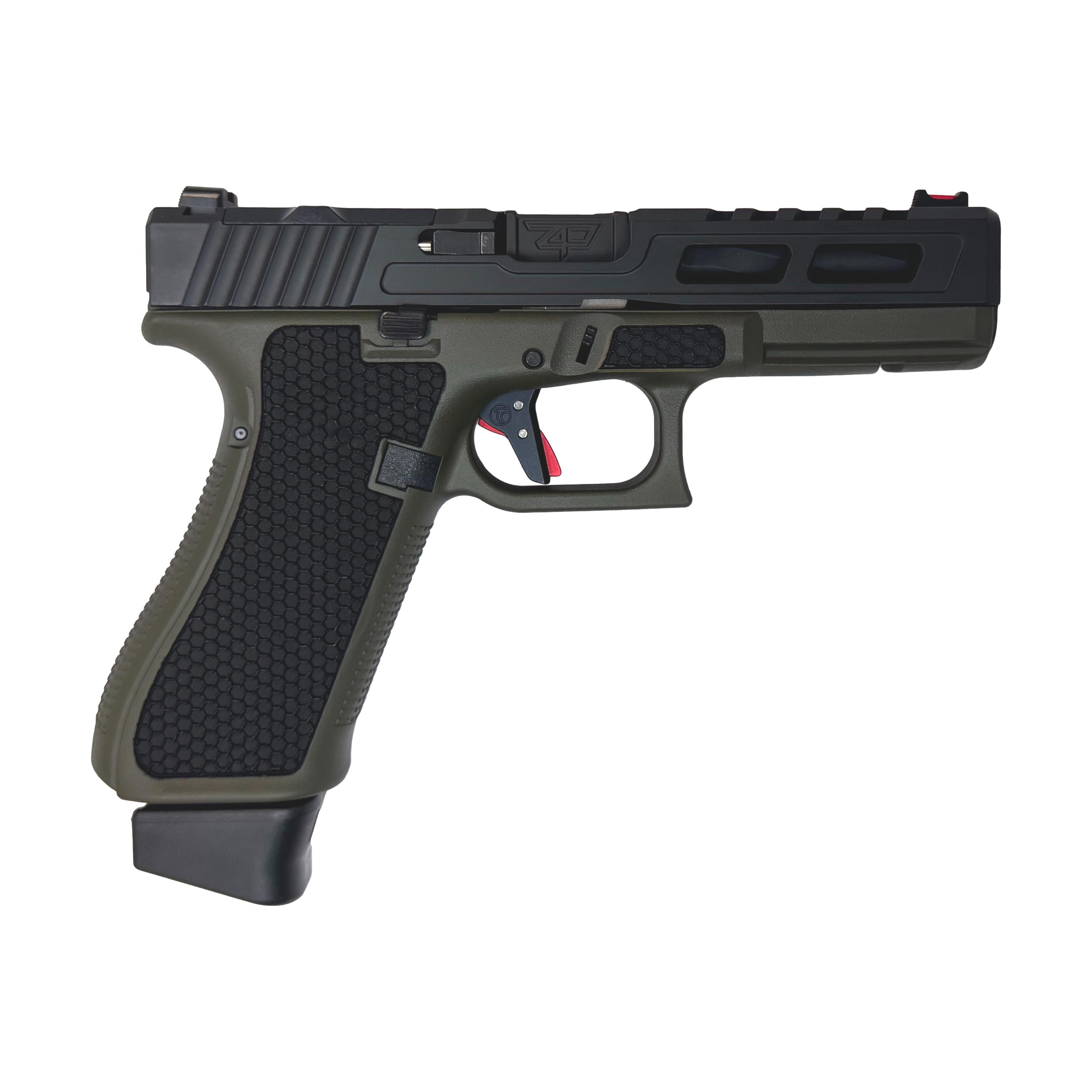 THORON CUSTOM GLOCK G17 Gen5 ZAFFIRI Precision OD-Green THORON CUSTOM GLOCK G17 Gen5 ZAFFIRI Precision OD-Green