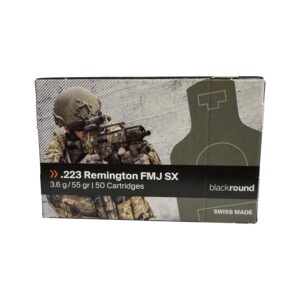 SwissP Blackround FMJ SX .223 Rem.