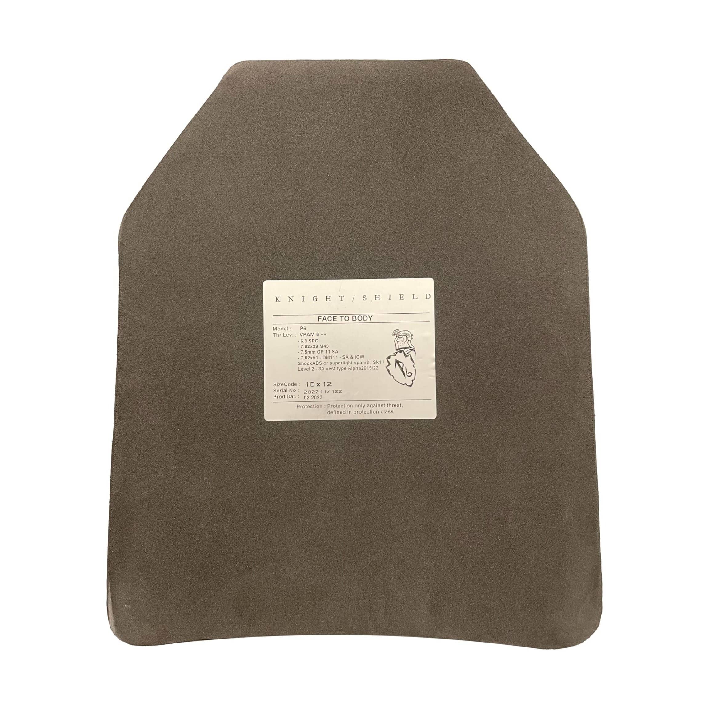 Knight Shield P6 Ballistische Platte