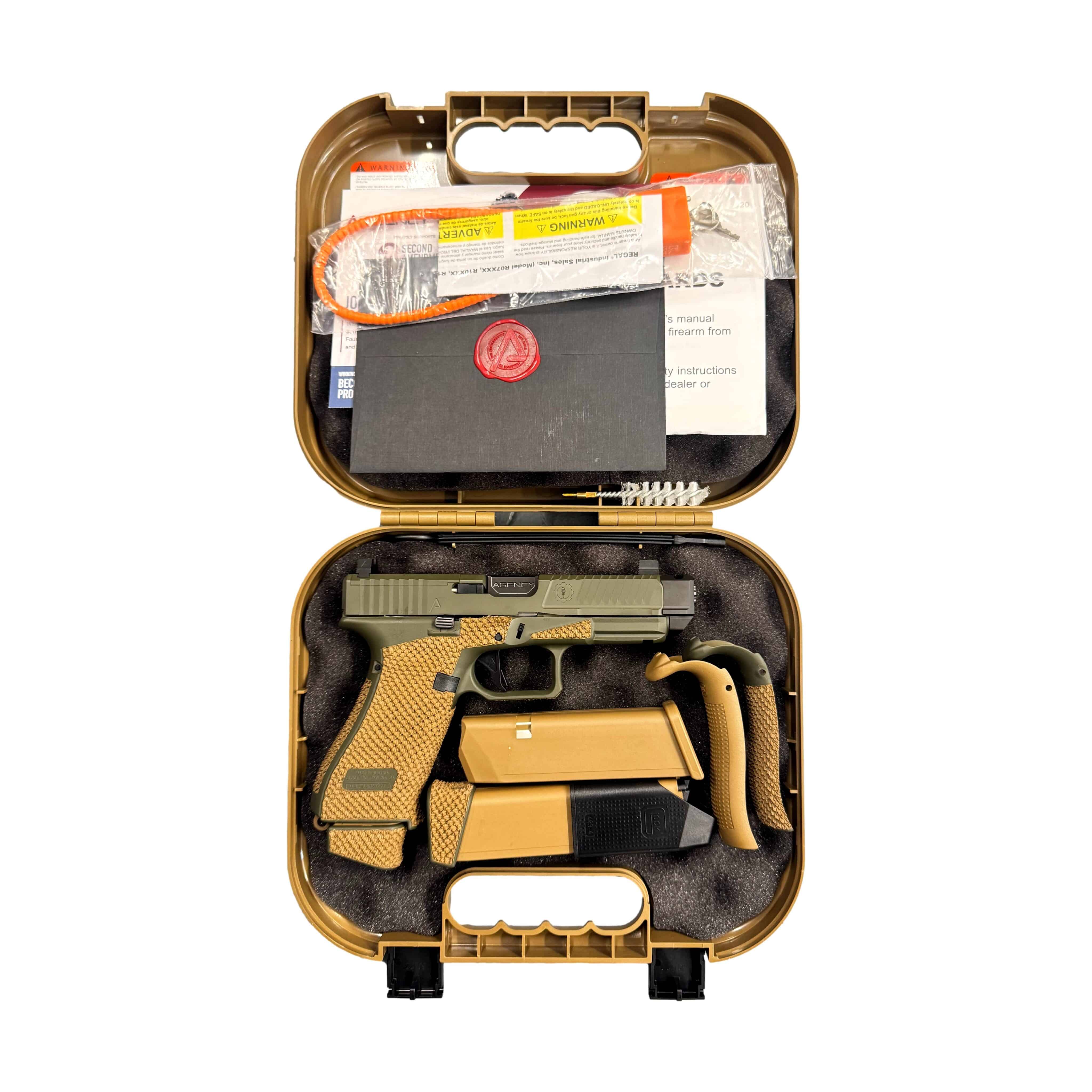 Agency Arms Glock 19X Sage Dynamics V2 OD-Green