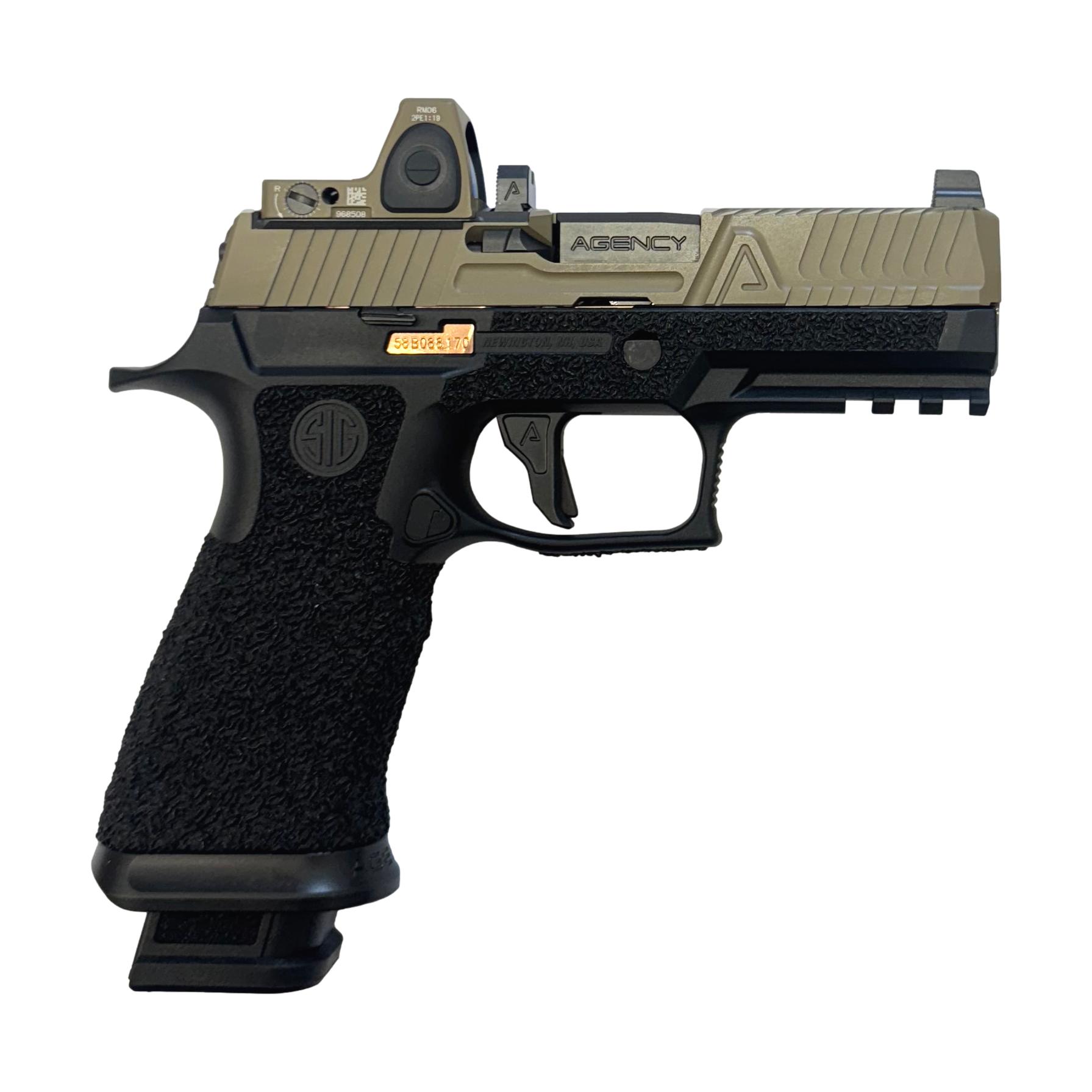 Agency Arms Custom P320 FDE/Black Agency Arms Custom P320 FDE/Black