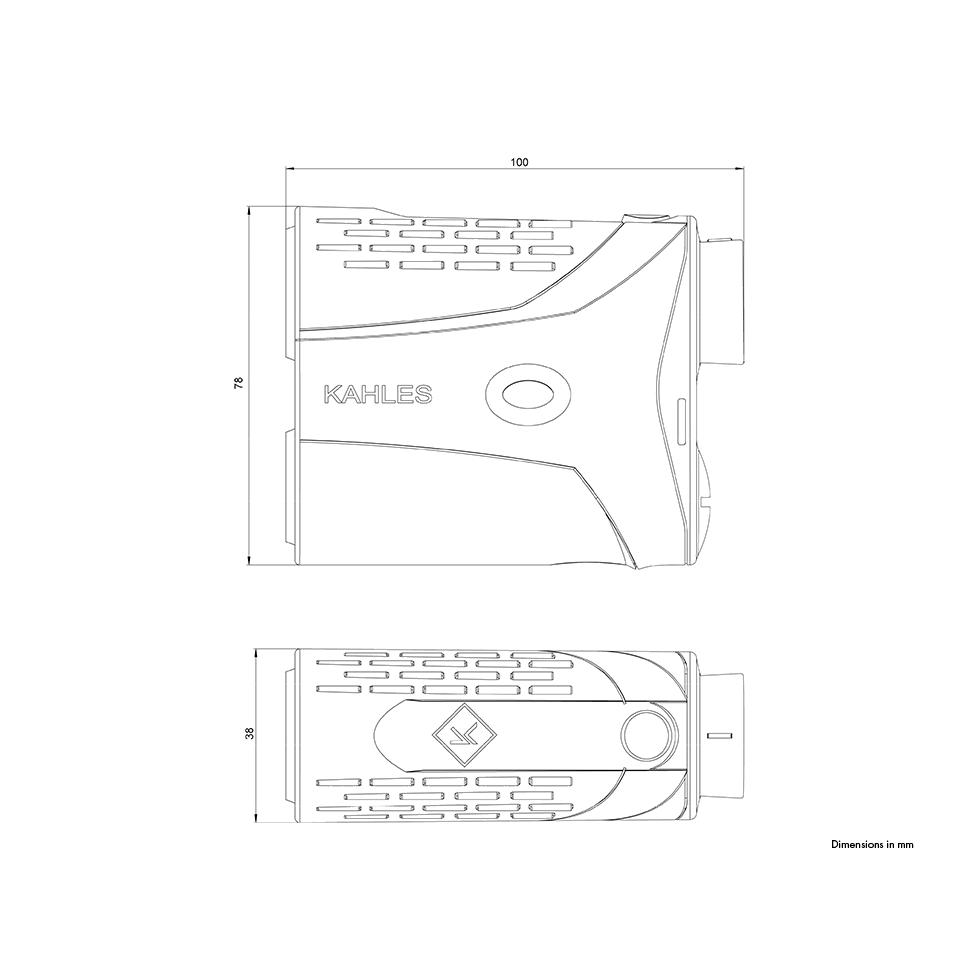 KAHLES_HELIA_RF-M_ 5 KAHLES <br><b>HELIA RF-M 7x25 </b><br>Mono-Rangefinder 1