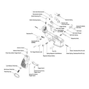 Daniel Defense Lower Receiver Parts Kit AR15 Mil-SPEC