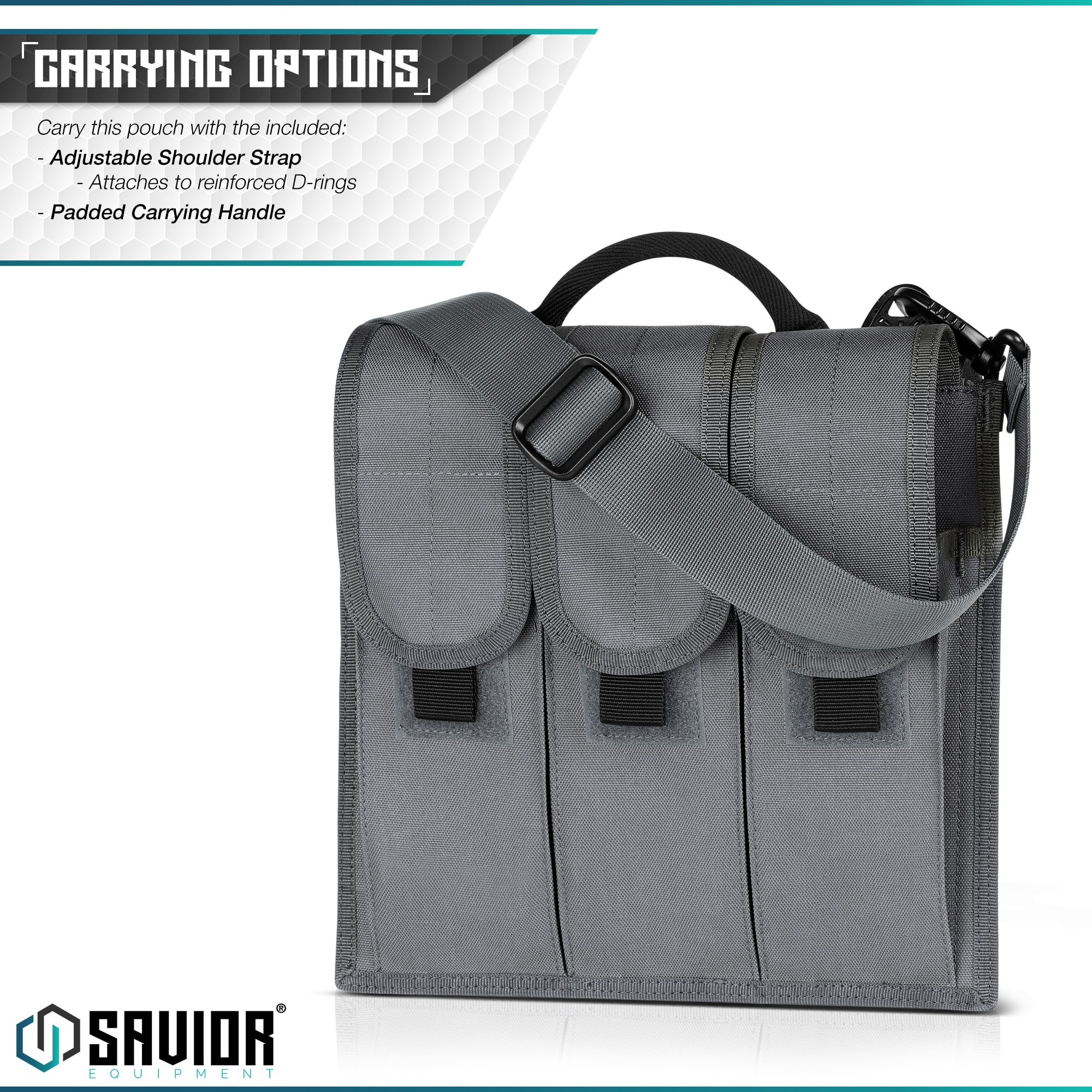 Savior Equipment <br><b>RIFLE MAG POUCH </b><br>WITH SLING | 6 Mag 4