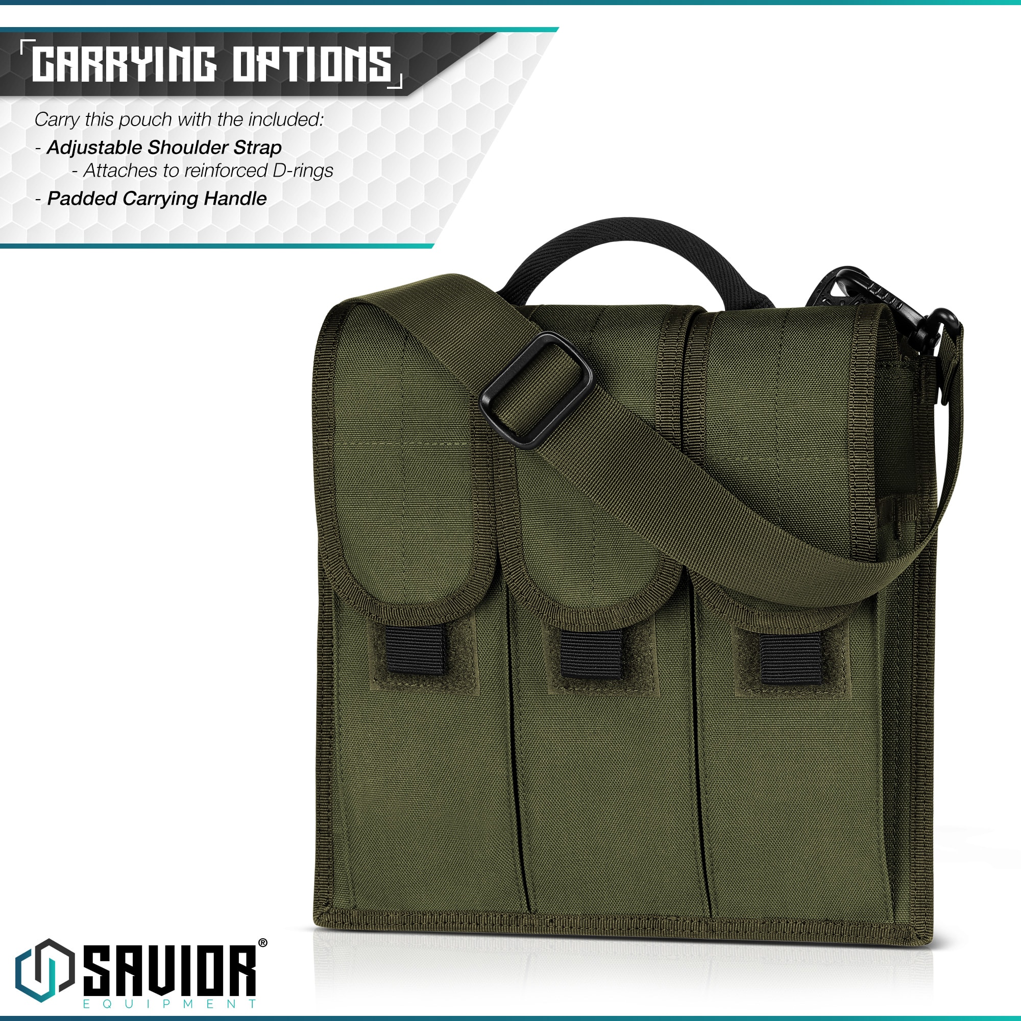 Savior Equipment <br><b>RIFLE MAG POUCH </b><br>WITH SLING | 6 Mag 2