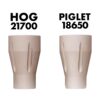 Modlite_PIGLET_COMPARISON_FDE_clipped_rev_2 Modlite <br><b>PIGLET OKW Light Head </b><br>680 Lumen | 155,000 Candela | 10