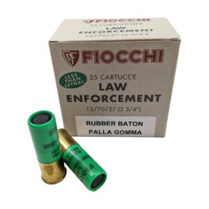 Startseite 10 Fiocchi Law Enforcement Rubber Batton12/70 25 Schuss