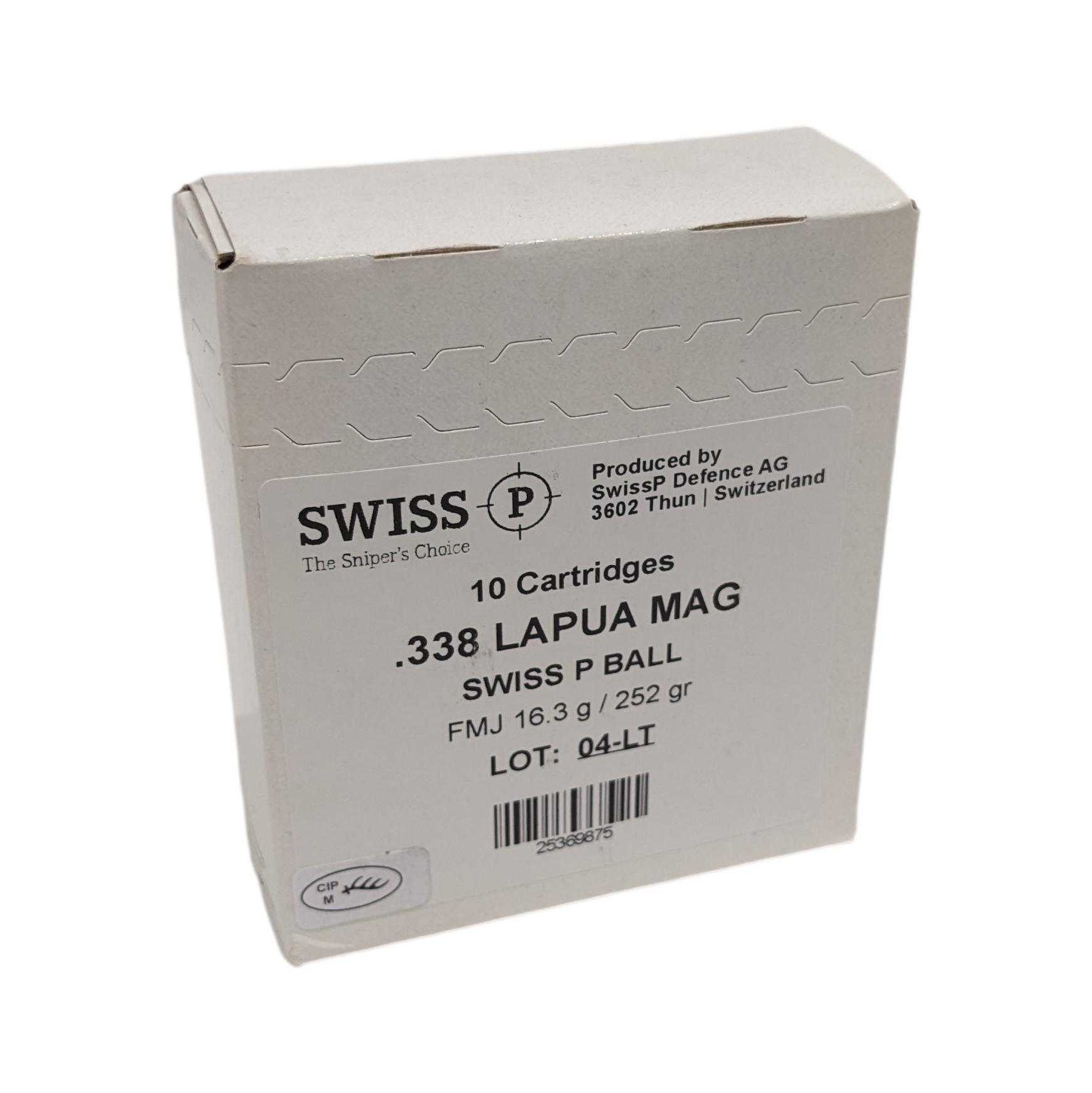SWISS P Ball FMJ 16.3 g 251 gr .338 Lapua SWISS P Ball FMJ 16.3 g 251 gr .338 Lapua
