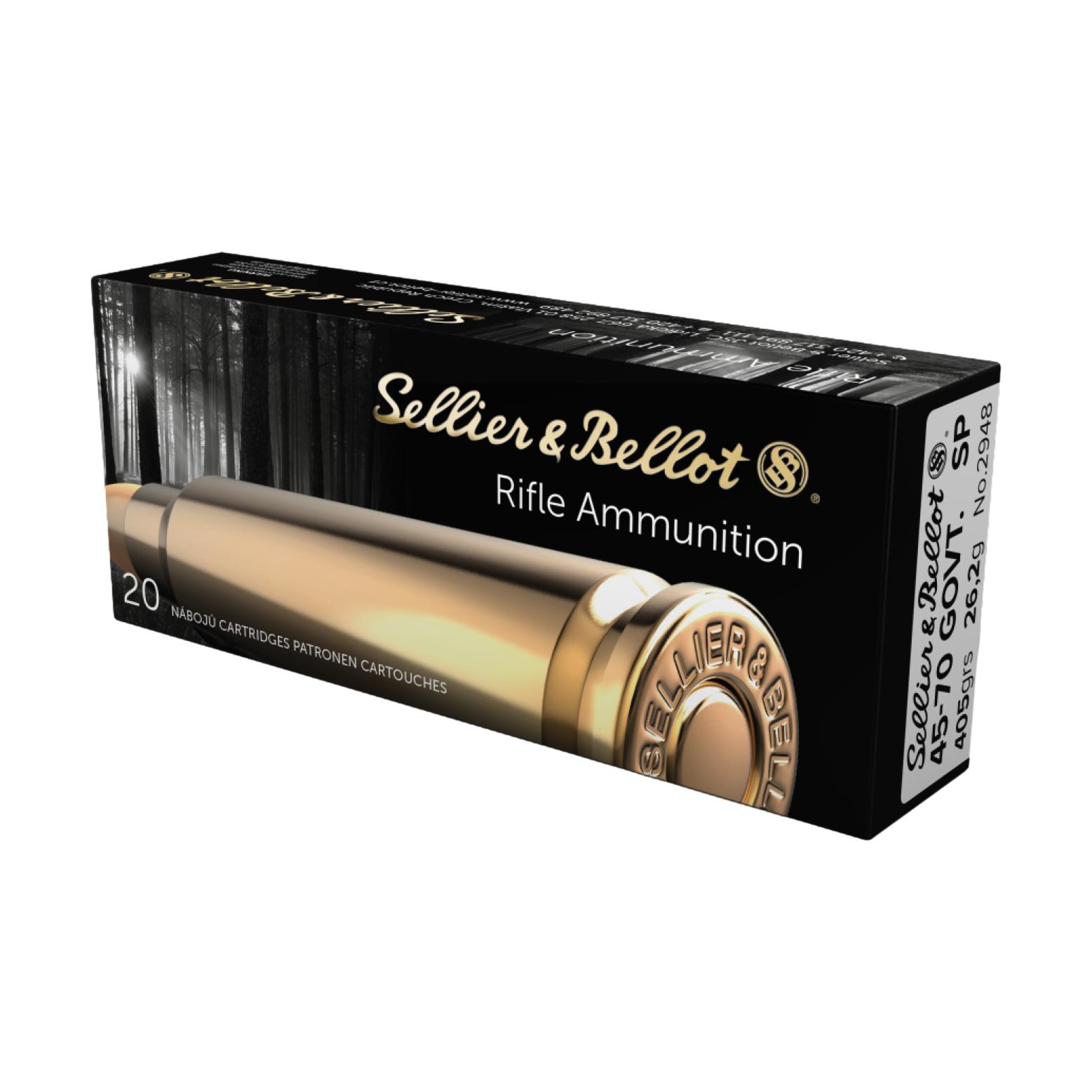 Sellier & Bellot SP 405grs im Kaliber .45-70 GOV Sellier & Bellot SP 405grs im Kaliber .45-70 GOV