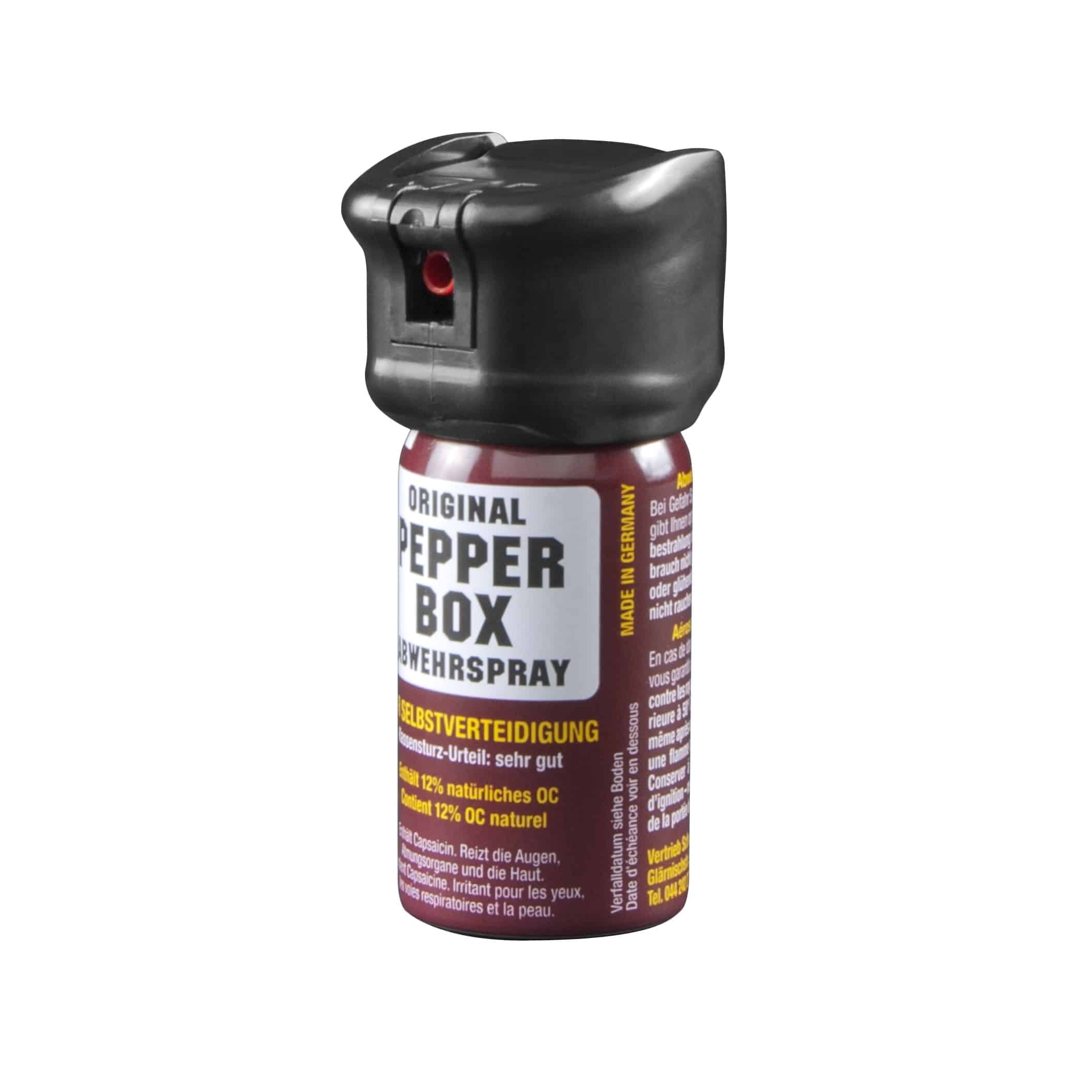 Pepper-Box klein, 40 ml mit Nebel Pepper Box <br><b>Pfefferspray klein mit Nebel </b><br> 40ml 1