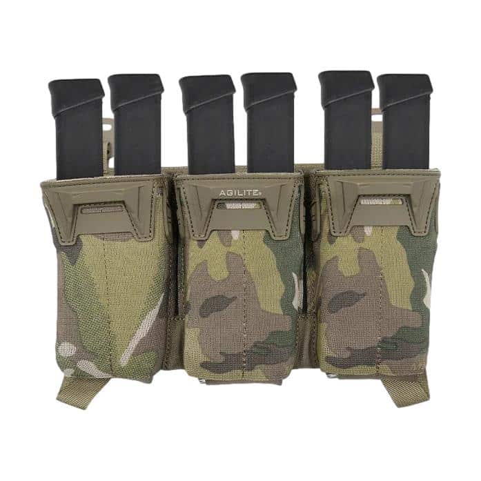 Agilite Pincer PLACARD Multi-Caliber Triple Mag Pouch Agilite Pincer PLACARD Multi-Caliber Triple Mag Pouch