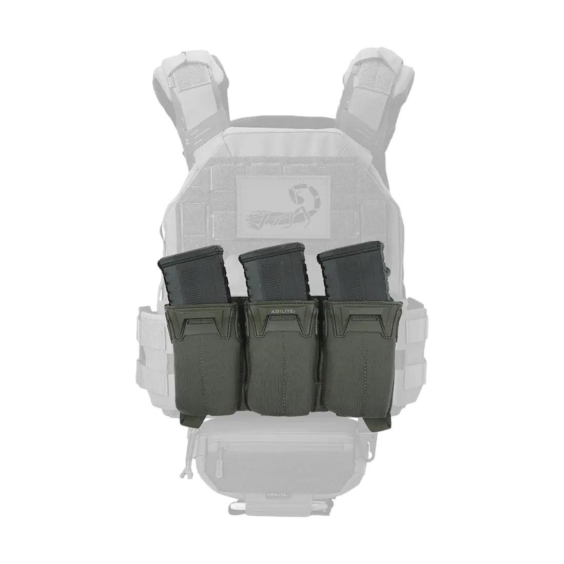 Agilite Pincer PLACARD Multi-Caliber Triple Mag Pouch Agilite Pincer PLACARD Multi-Caliber Triple Mag Pouch