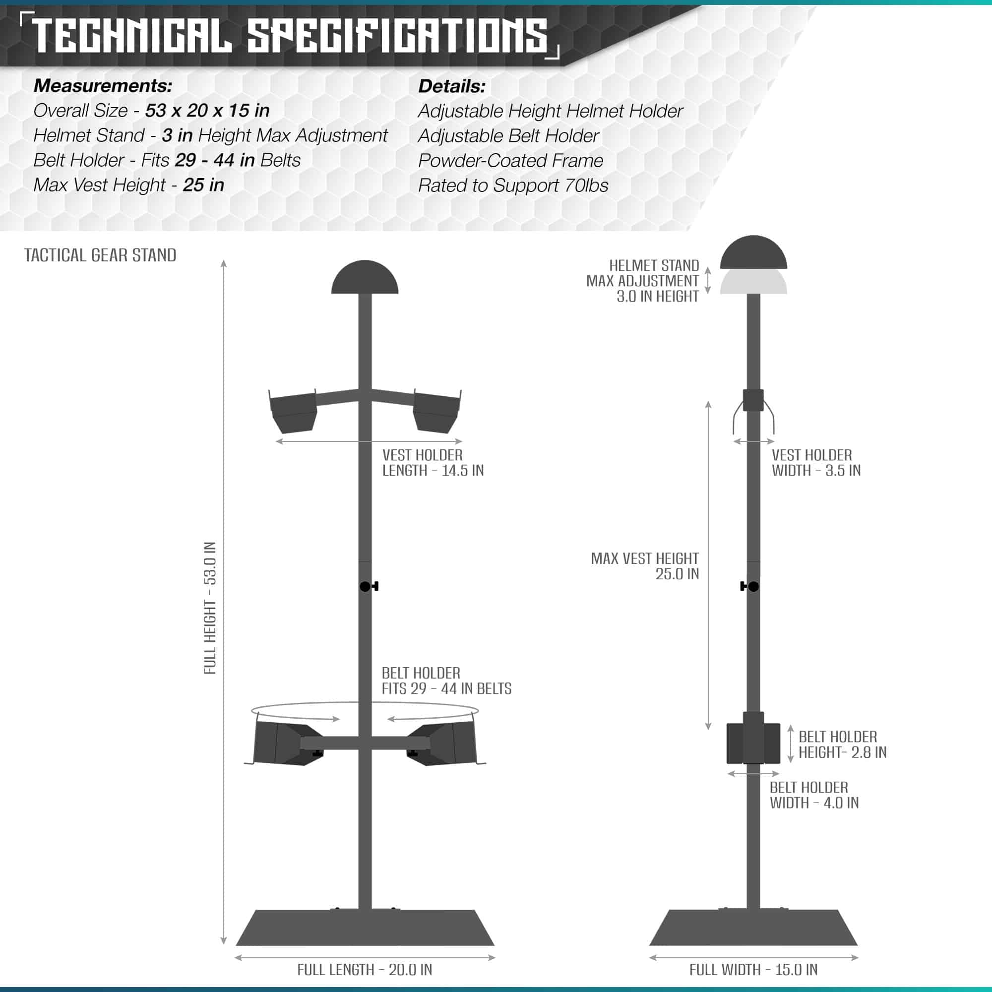 Savior Equipment H.A.B Rack
