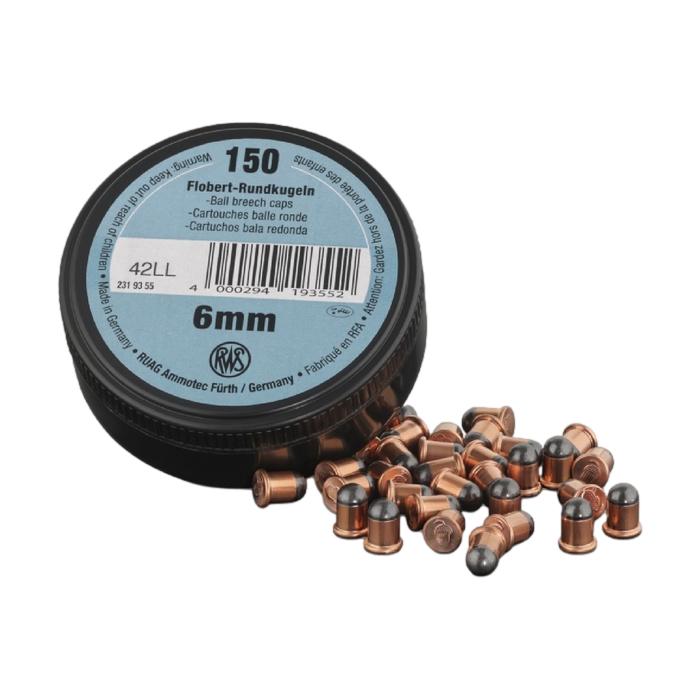 RWS 6 mm Flobert Ball Bullet BB RWS 6 mm Flobert Ball Bullet BB