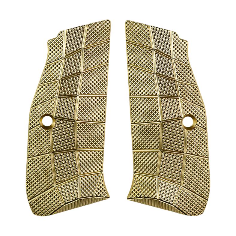 LokGrips LOKGrips<br><b>CZ Shadow 2 Palm Swell GridLOK </b><br> Brass | 1