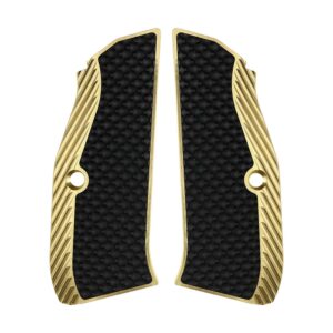 LOKGrips<br><b>CZ Shadow Thin Brass w G10 Bogies </b><br> Brass |