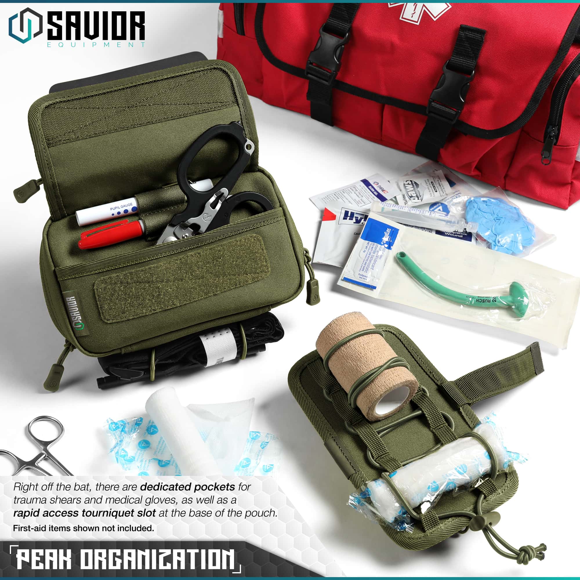 Savior Equipment <br><b>INDIVIDUAL MEDICAL POUCH </b><br>IFAK BUDDY 4