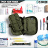 SP-FD-IFAK8X5-OG-5 Savior Equipment <br><b>INDIVIDUAL MEDICAL POUCH </b><br>IFAK BUDDY 13