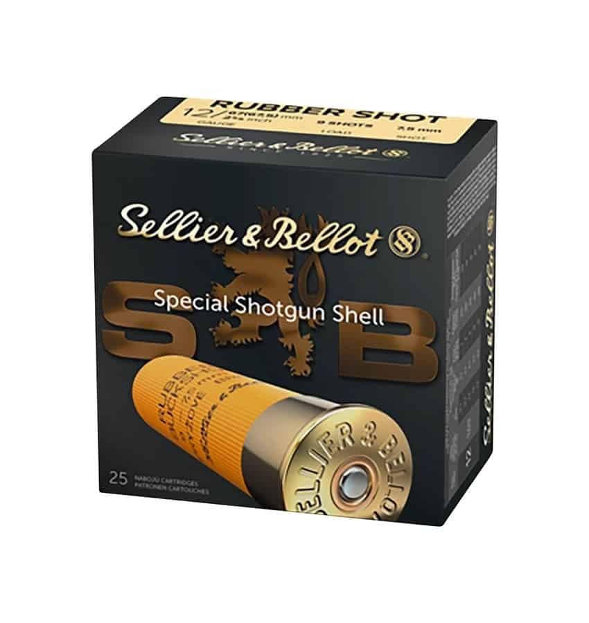 Sellior-&-Bellot-Rubber-Buck-Shot-12-67.5-7.5-Pack Gummischrot