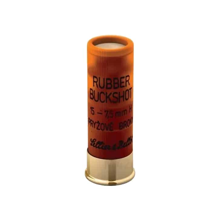 Sellior-&-Bellot-Rubber-Buck-Shot-12-67.5-7.5-Patrone Sellier & Bellot <br><b> Rubber Buck Shot 15g 7,5mm </b><br> 12/67,5 | 25 Schuss 1