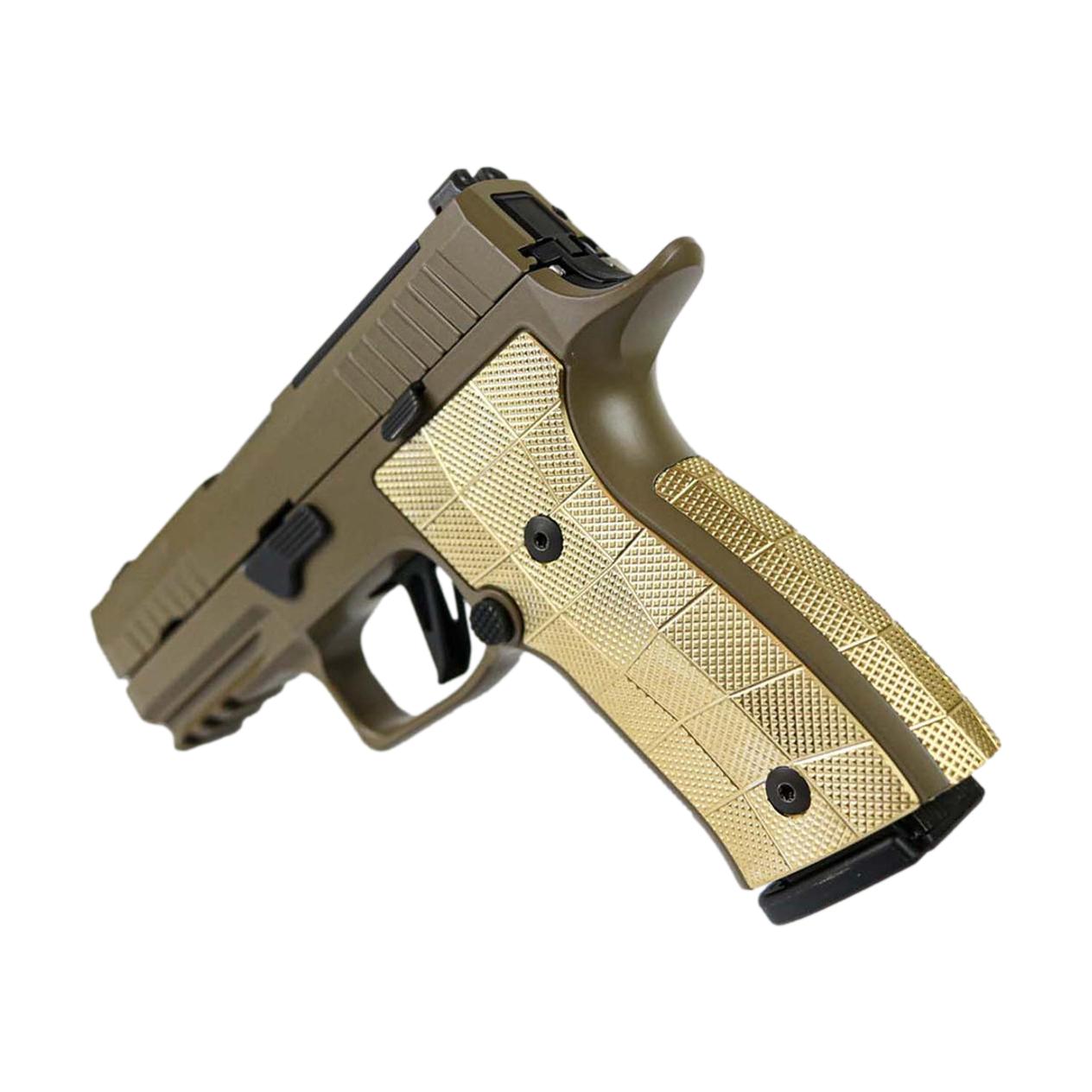 Sig_AXG_GridLOK_Aggressive_Brass_01-txt__96188__10672_clipped_rev_1 LOKGrips<br><b>Sig Sauer P320 AXG GridLOK Grips and Backstrap Combo </b><br> Brass | 3